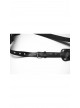 Black Versatile Style Artificial Leather Metal Rebellion Skulls Rivets Punk Leg Harness