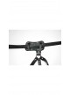 Black Versatile Style Artificial Leather Metal Rebellion Skulls Rivets Punk Leg Harness