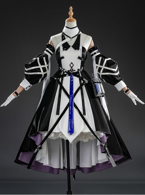 Game Arknights Whisperain Original Outfit Halloween Cosplay Costume Set