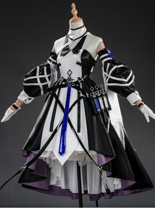 Game Arknights Whisperain Original Outfit Halloween Cosplay Costume Set
