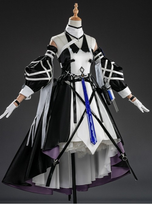 Game Arknights Whisperain Original Outfit Halloween Cosplay Costume Set