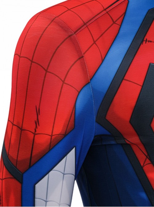 Game Marvel Tokon Fighting Souls Spider-Man Bodysuit Halloween Cosplay Costume Set