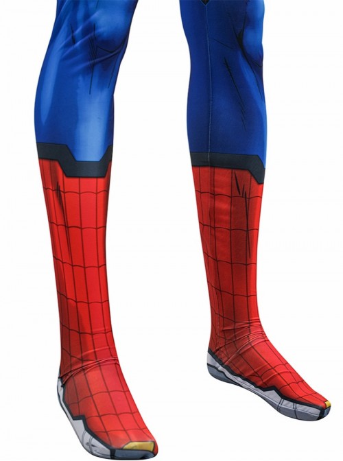 Game Marvel Tokon Fighting Souls Spider-Man Bodysuit Halloween Cosplay Costume Set