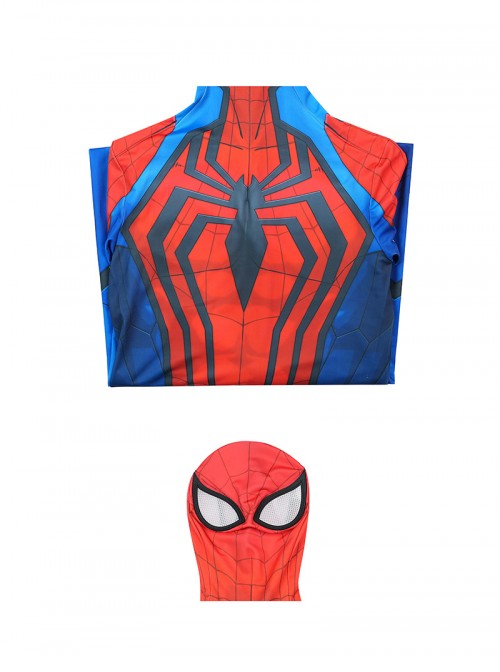 Game Marvel Tokon Fighting Souls Spider-Man Bodysuit Halloween Cosplay Costume Set