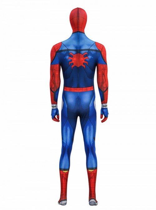Game Marvel Tokon Fighting Souls Spider-Man Bodysuit Halloween Cosplay Costume Set