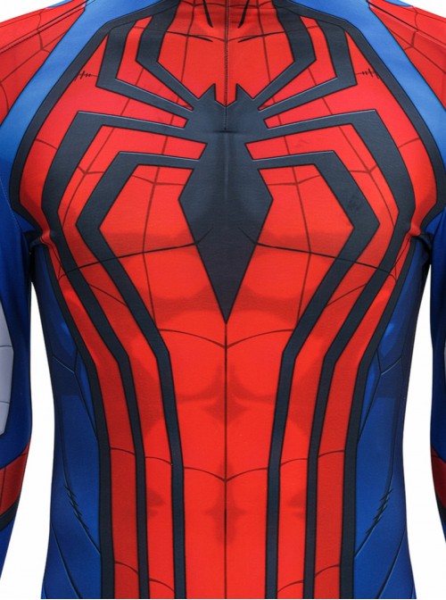 Game Marvel Tokon Fighting Souls Spider-Man Bodysuit Halloween Cosplay Costume Set