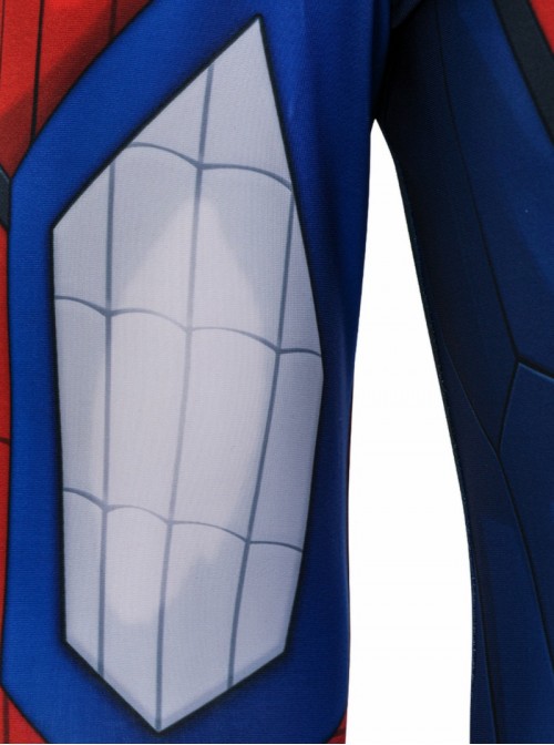 Game Marvel Tokon Fighting Souls Spider-Man Bodysuit Halloween Cosplay Costume Set