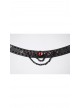 Black Red Demon's Eye Spikes Rivets Chain Punk Choker