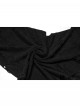 Black Tattered Knitted Wasteland Rivets Decoration Punk Men Bandana
