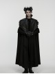 Black 3D-Printed Noble Coiling Dragon Unique Crystal Columns Gothic Men's Crown
