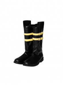 Superboy Conner Kent Halloween Cosplay Accessories Black Boots