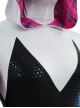 Anime Spider-Man Across the Spider-Verse Gwen Stacy Color Blocking Upgrade Version Halloween Cosplay Costume Set Without Shoes