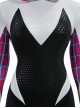 Anime Spider-Man Across the Spider-Verse Gwen Stacy Color Blocking Upgrade Version Halloween Cosplay Costume Set Without Shoes