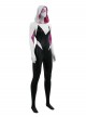 Anime Spider-Man Across the Spider-Verse Gwen Stacy Color Blocking Upgrade Version Halloween Cosplay Costume Set Without Shoes