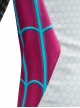 Anime Spider-Man Across the Spider-Verse Gwen Stacy Color Blocking Upgrade Version Halloween Cosplay Costume Set Without Shoes