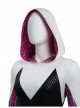 Anime Spider-Man Across the Spider-Verse Gwen Stacy Color Blocking Upgrade Version Halloween Cosplay Costume Set Without Shoes