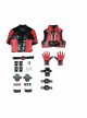 Game Marvel Rivals Deadpool Halloween Cosplay Costume Set Without Shoes Without Helmet Without Back Props