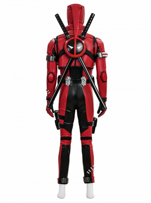 Game Marvel Rivals Deadpool Halloween Cosplay Costume Set Without Shoes Without Helmet Without Back Props
