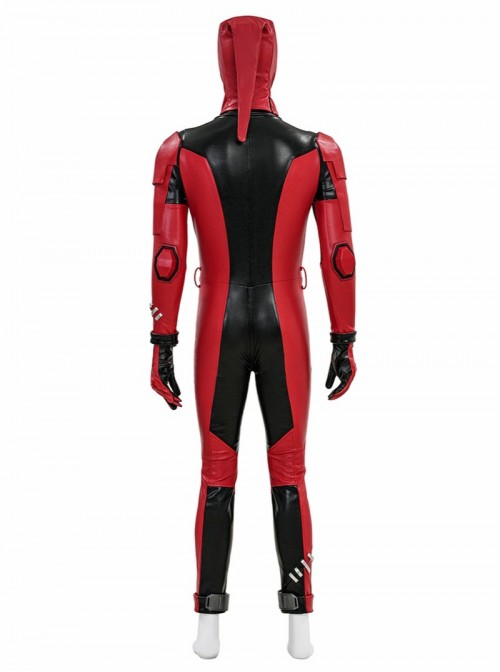 Game Marvel Rivals Deadpool Halloween Cosplay Costume Set Without Shoes Without Helmet Without Back Props