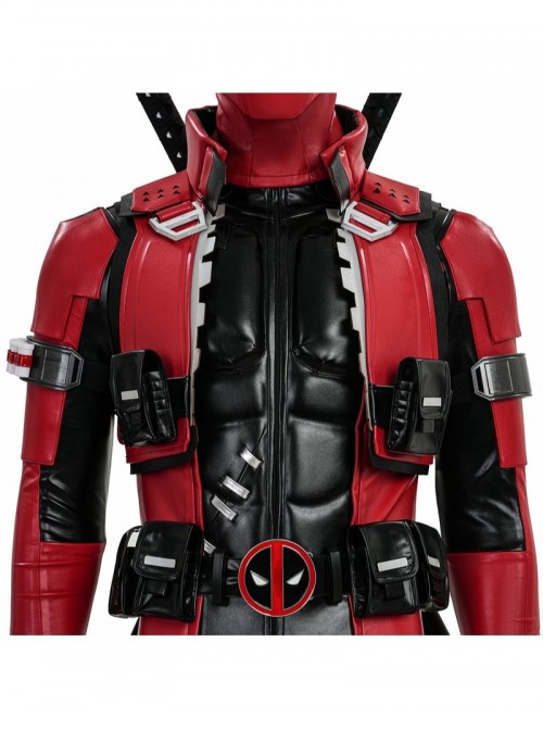 Game Marvel Rivals Deadpool Halloween Cosplay Costume Set Without Shoes Without Helmet Without Back Props
