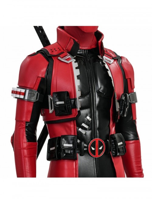 Game Marvel Rivals Deadpool Halloween Cosplay Costume Set Without Shoes Without Helmet Without Back Props
