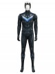 Game Batman Arkham Knight Nightwing Bodysuit Halloween Cosplay Costume Set