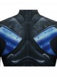 Game Batman Arkham Knight Nightwing Bodysuit Halloween Cosplay Costume Set