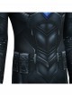 Game Batman Arkham Knight Nightwing Bodysuit Halloween Cosplay Costume Set