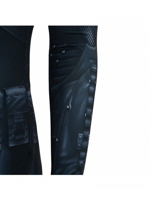 Game Batman Arkham Knight Nightwing Bodysuit Halloween Cosplay Costume Set