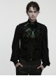 Black Feather Gorgeous Retro Velvet Ribbon Gothic Collar Pin