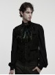 Black Feather Gorgeous Retro Velvet Ribbon Gothic Collar Pin