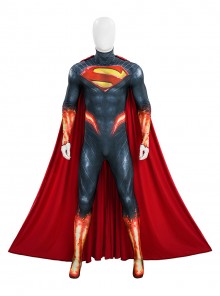 Anime Comics Absolute Superman Clark Kent Bodysuit Halloween Cosplay Costume Set