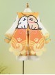 Game Honor Of Kings Sang Qi x Line Puppy Collaboration Halloween Cosplay Costume Set Without Book Props