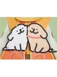 Game Honor Of Kings Sang Qi x Line Puppy Collaboration Halloween Cosplay Costume Set Without Book Props