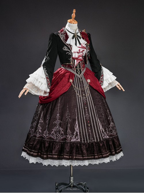 Game Love And Deepspace Player Silverwing Fiend Dress Halloween Cosplay Costume Set