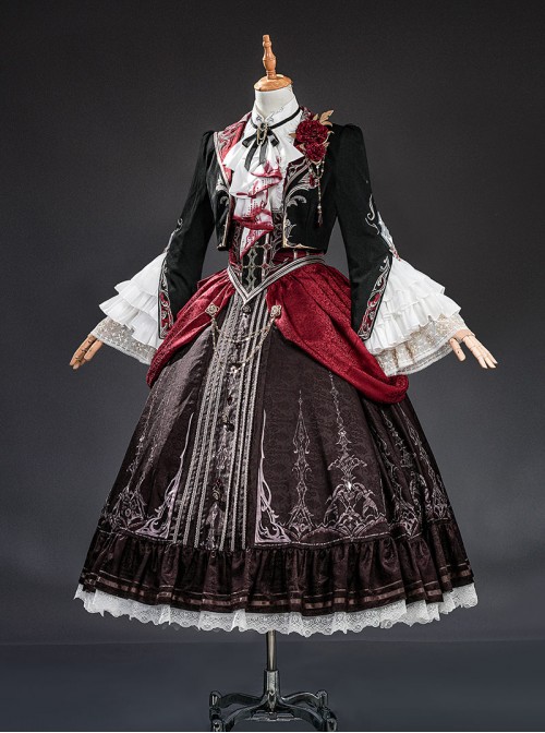 Game Love And Deepspace Player Silverwing Fiend Dress Halloween Cosplay Costume Set