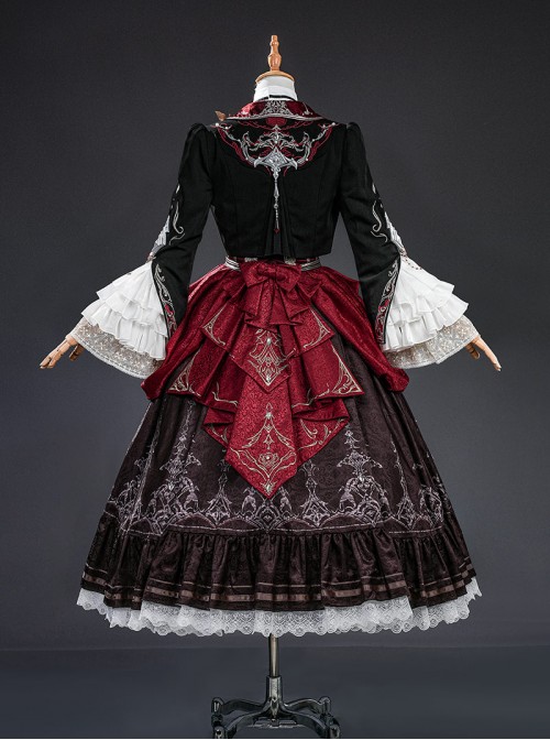 Game Love And Deepspace Player Silverwing Fiend Dress Halloween Cosplay Costume Set