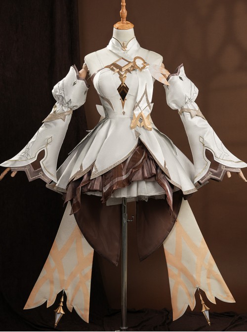 Game Genshin Impact Lumine Outfit As Heaven And Earth Are Made Anew Halloween Cosplay Costume Set