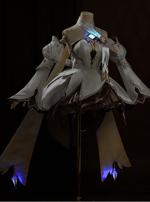 Game Genshin Impact Lumine Outfit As Heaven And Earth Are Made Anew Halloween Cosplay Costume Set