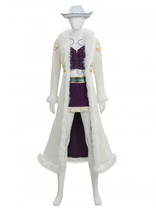 TV Drama One Piece Season 2 Nico Robin Halloween Cosplay Costume Set