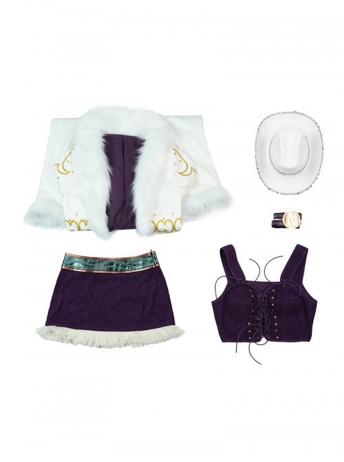 TV Drama One Piece Season 2 Nico Robin Halloween Cosplay Costume Set