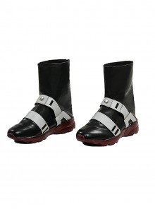 Game Marvel Rivals Deadpool Halloween Cosplay Accessories Black Boots