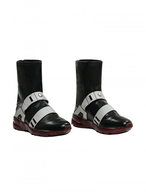 Game Marvel Rivals Deadpool Halloween Cosplay Accessories Black Boots