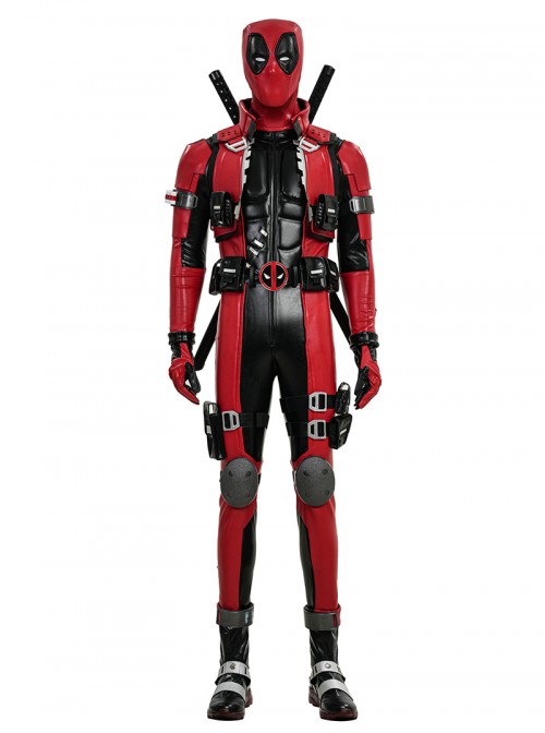Game Marvel Rivals Deadpool Halloween Cosplay Accessories Black Boots