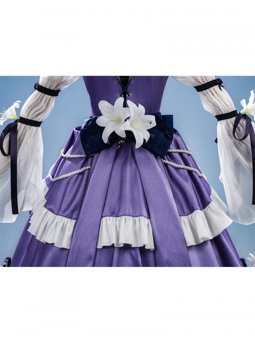 Game Dragon Raja Cassell's Gate Erii Tsukiyomi Skin Mafia Princess Halloween Cosplay Costume Set