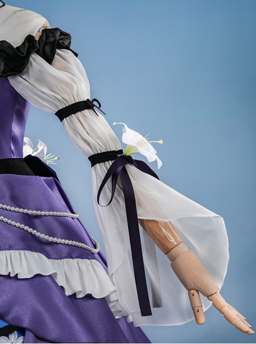 Game Dragon Raja Cassell's Gate Erii Tsukiyomi Skin Mafia Princess Halloween Cosplay Costume Set