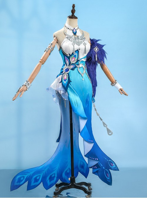 Game Honkai Star Rail Yao Guang Halloween Cosplay Costume Set