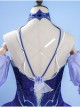 Game Honor Of Kings Wang Zhao Jun Skin Long Night Rebirth Halloween Cosplay Costume Set