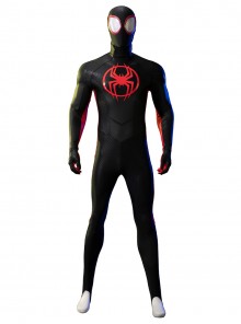Anime Spider-Man Across The Spider-Verse Miles Morales Halloween Cosplay Costume Set Without Boots
