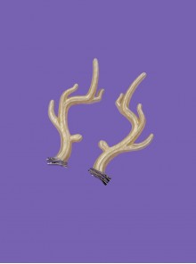Game Honor Of Kings Xi Shi Skin Wandering Dragon Violet Flower Halloween Cosplay Accessories Dragon Horns